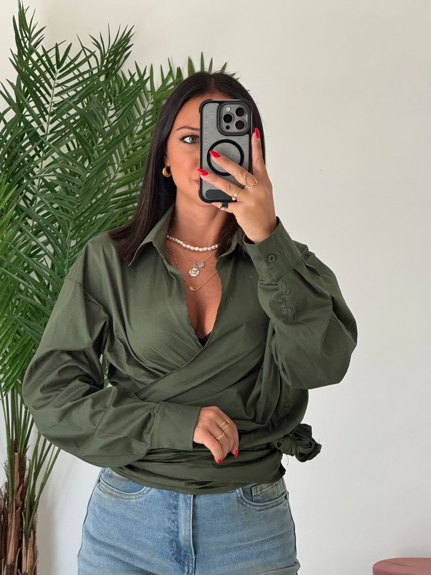 Camicia incrocio