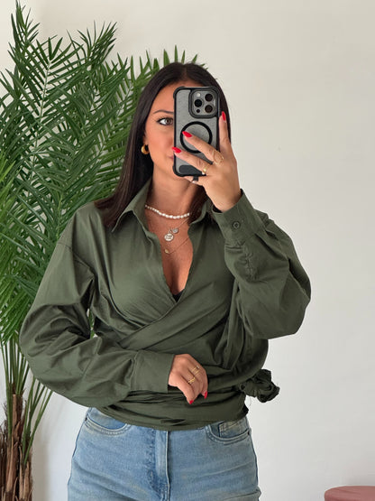 Camicia incrocio