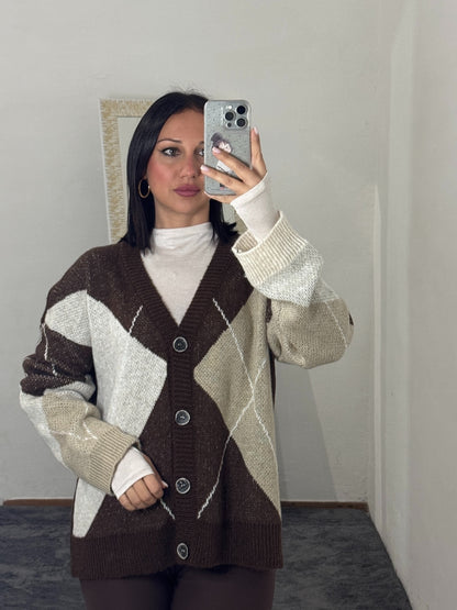 Cardigan rombi