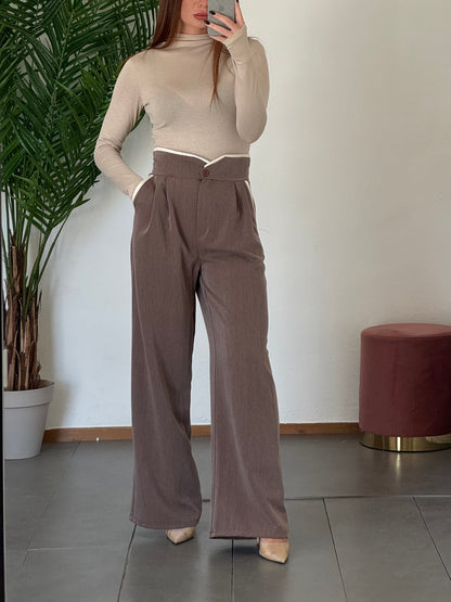 Pantalone contrasto